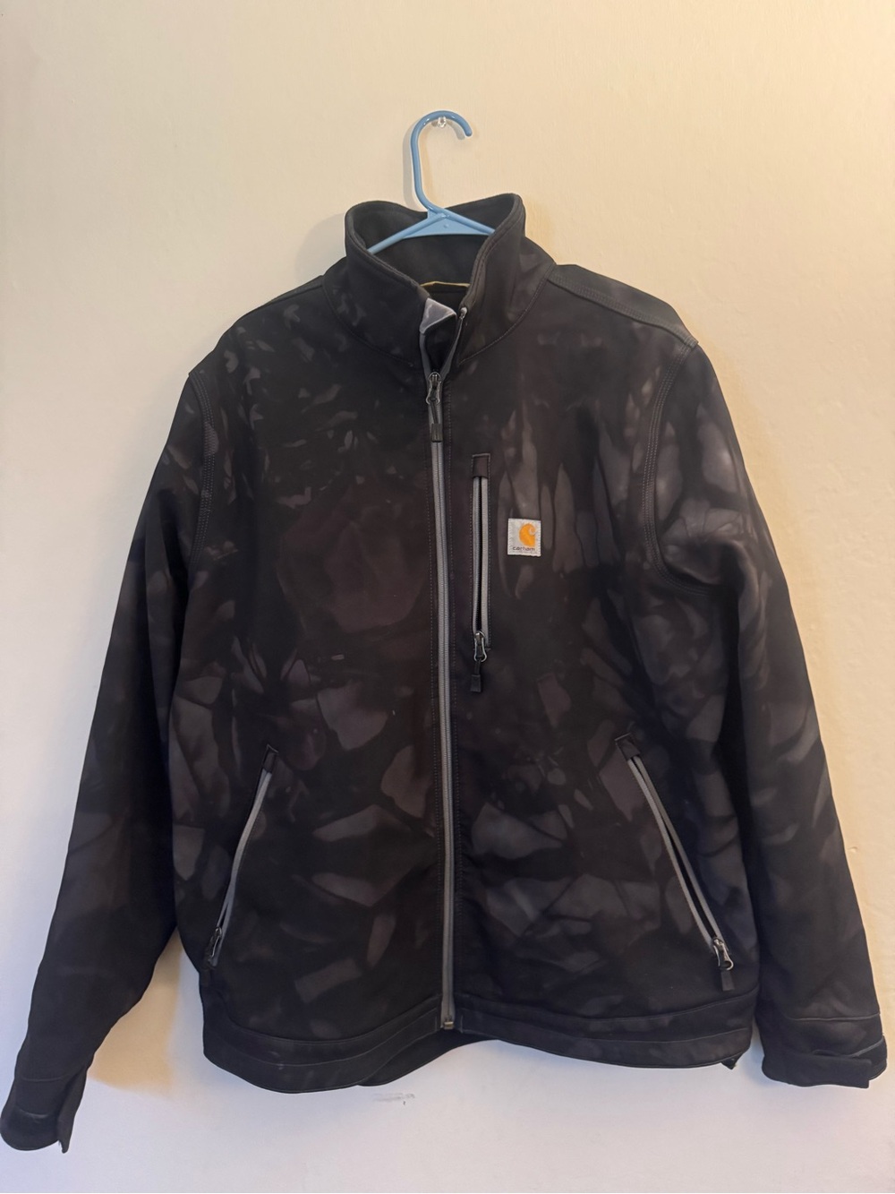 Carhartt Crowley Softshell Jacket Mens Sz L Tie Dye Print